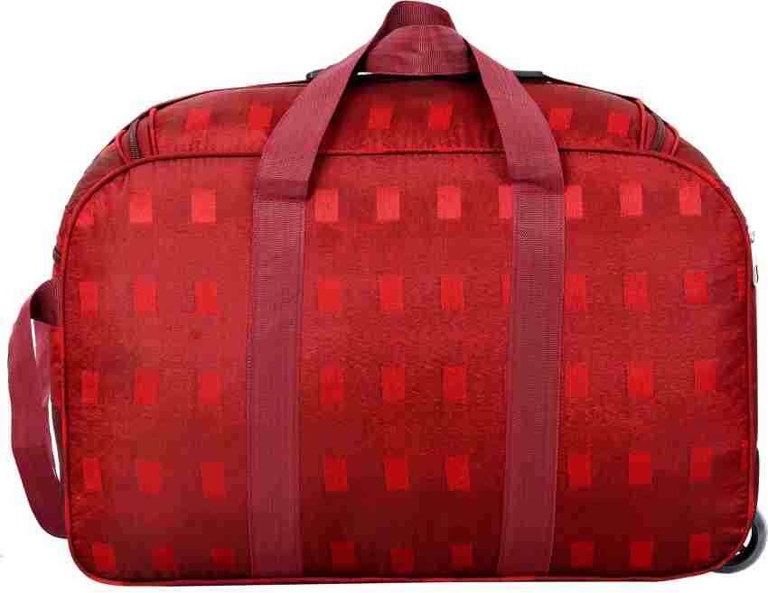 Madonna Luggage (Expandable) 60 L Duffle Bags With Wheels For Men and Women  Duffel With Wheels (Strolley) Red - Price in India