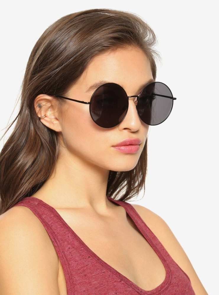 Buy RMKK Round Sunglasses Black Black For Men Women Online Best Prices in India Flipkart