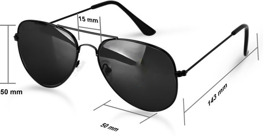 Mens sunglasses size deals