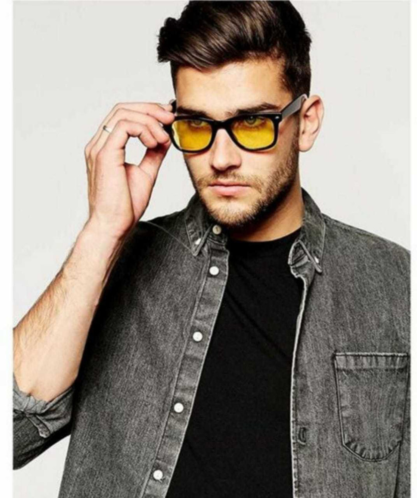 Yellow wayfarer sunglasses best sale