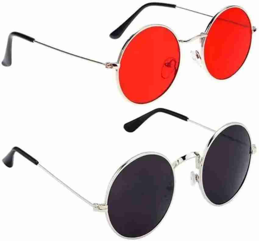 Mens black sale retro sunglasses