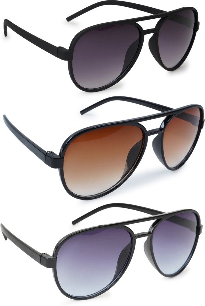 Buy GRECCY Rectangular Sunglasses Black For Men & Women Online @ Best  Prices in India