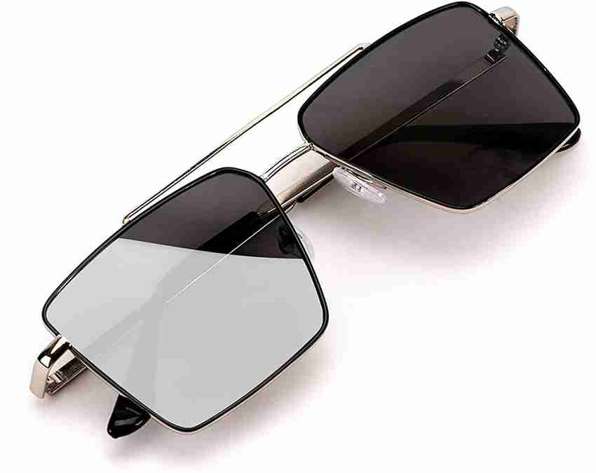 Retro square sales sunglasses men