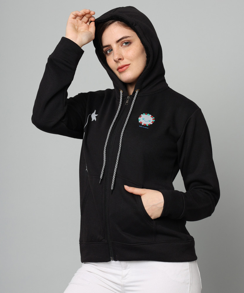 WEARSPOT Printed Hooded Neck Casual Women Multicolor Sweater Buy