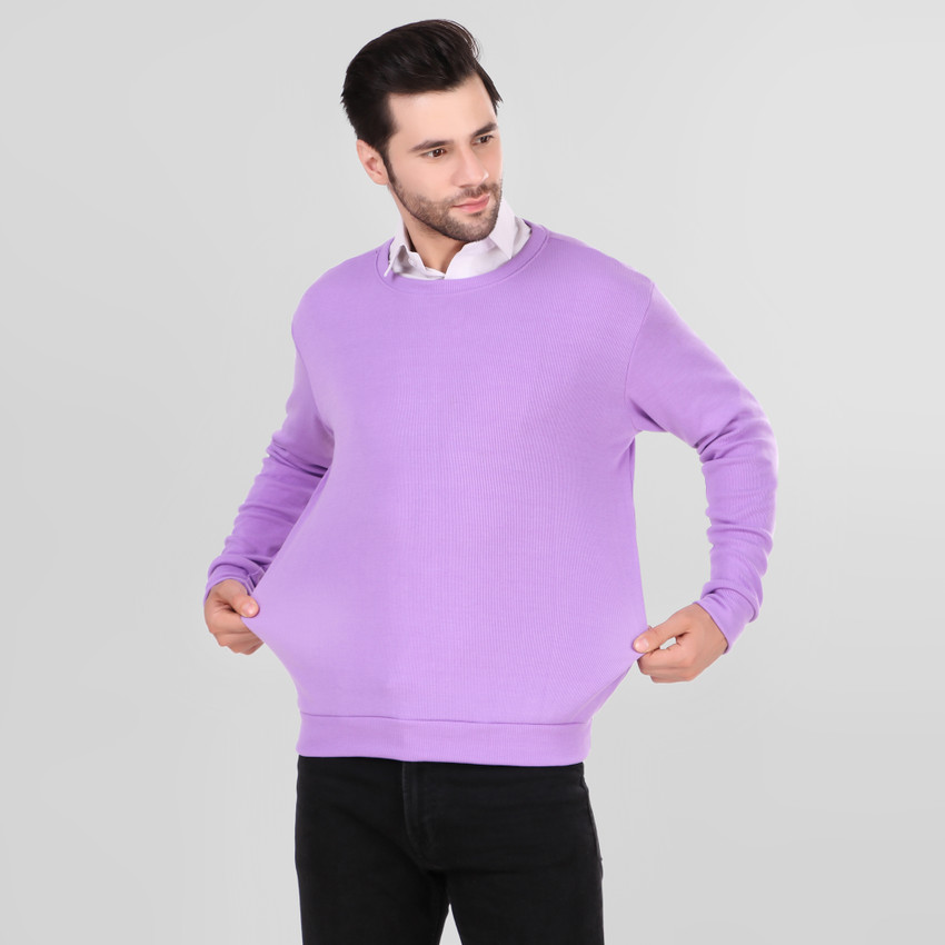 DIAZ Solid Crew Neck Casual Men Purple Sweater Buy DIAZ Solid Crew Neck Casual Men Purple Sweater Online at Best Prices in India Flipkart