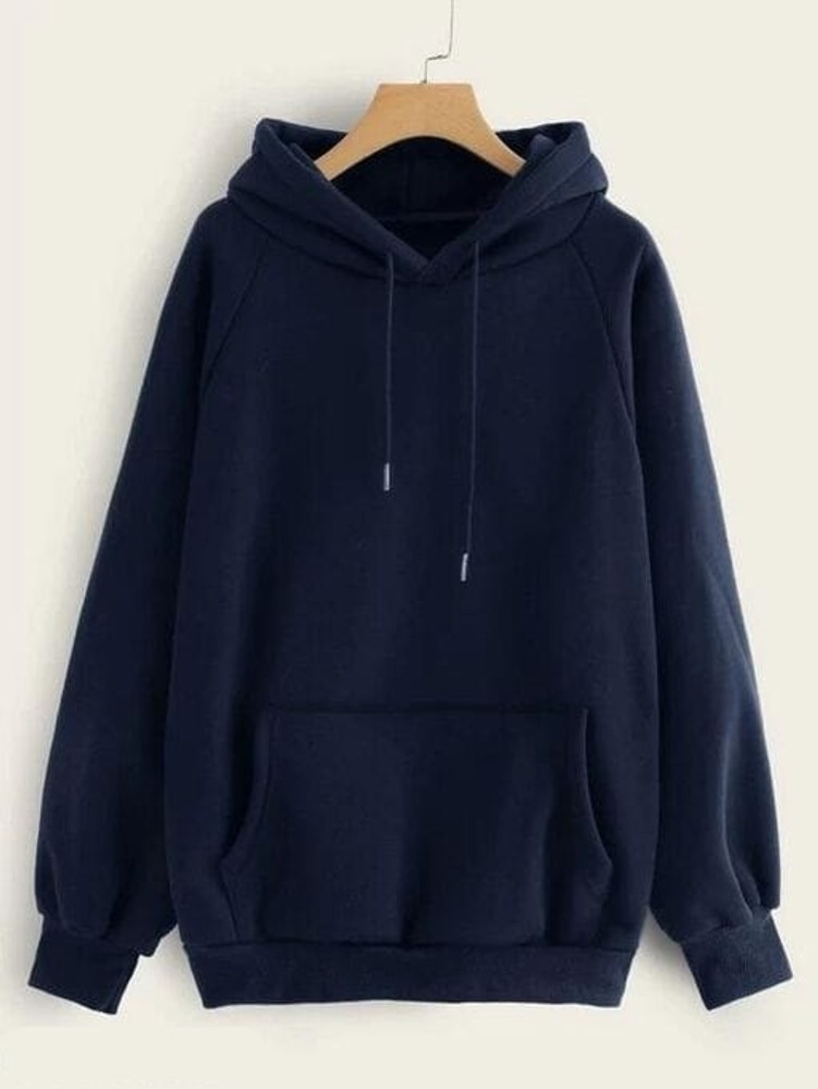 Navy blue hoodie women's 2025