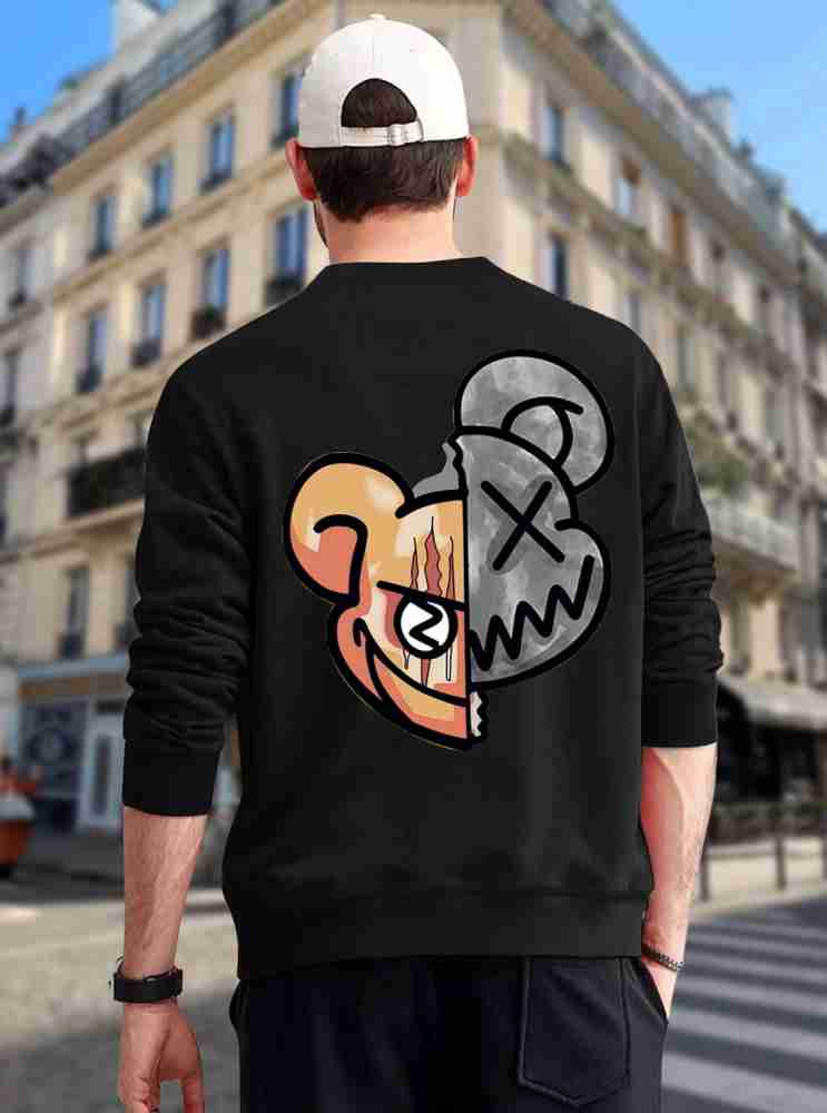 Benny Brooks Full Sleeve Graphic Print Men Sweatshirt - Buy Benny