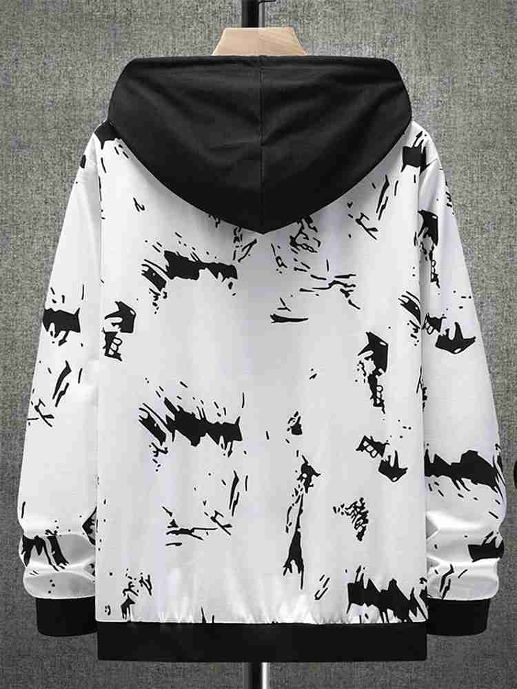 Trendyz white 2025 hooded sweatshirt flipkart