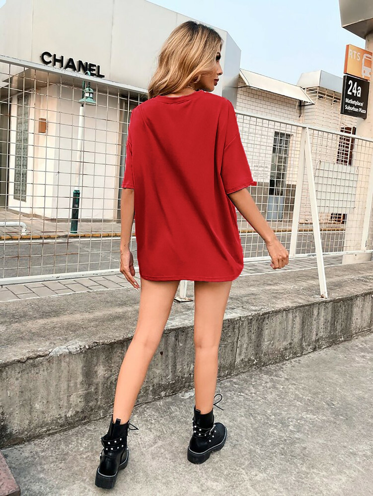 chanel oversized t shirt dress