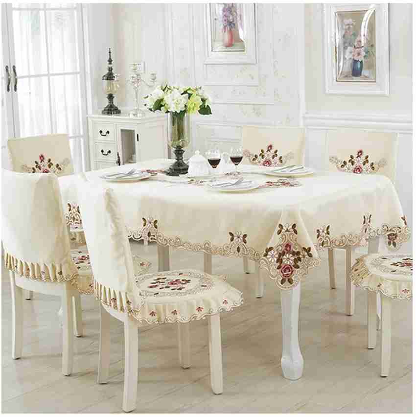 Flipkart dining table cover 6 seater shop