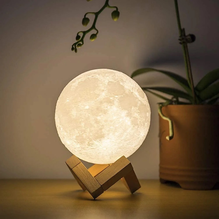 Moon lamp top usb charging cable
