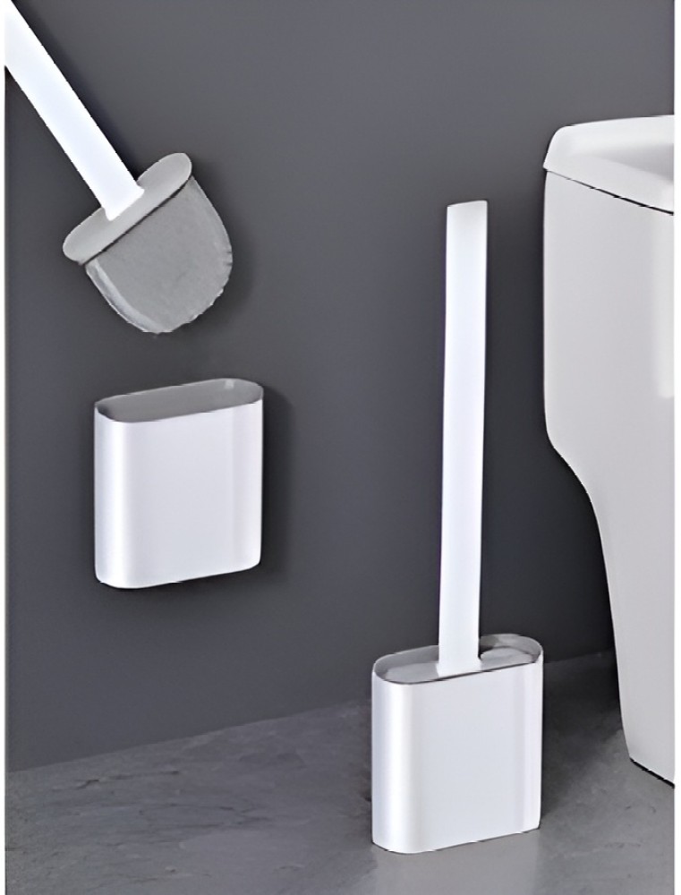 Flex Adhesive Toilet Brush and Holder
