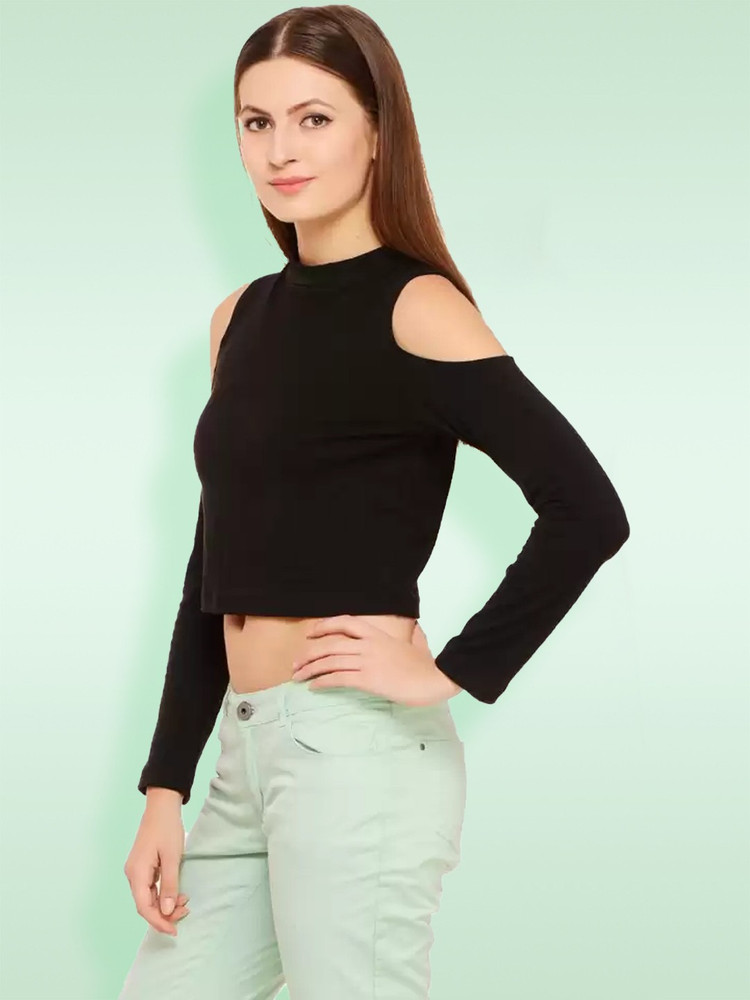 Cold shoulder deals tops flipkart
