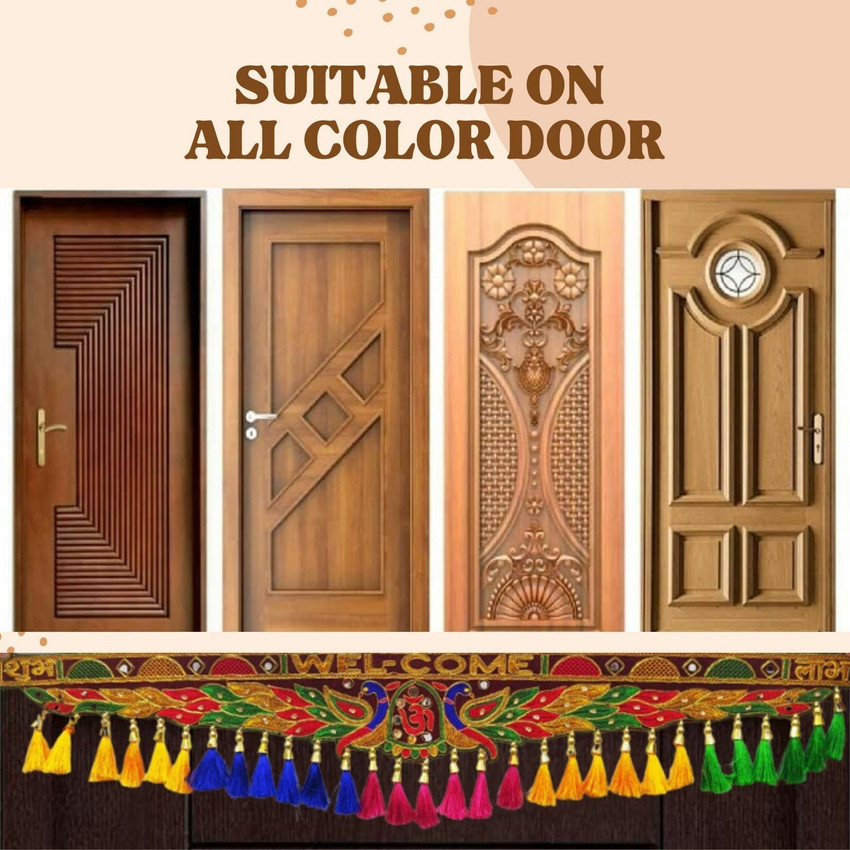 TBI Toran For Main Gate Home Door Office Pooja Room Welcome Design JR 11 Toran Price in India Buy TBI Toran For Main Gate Home Door Office Pooja Room Welcome Design