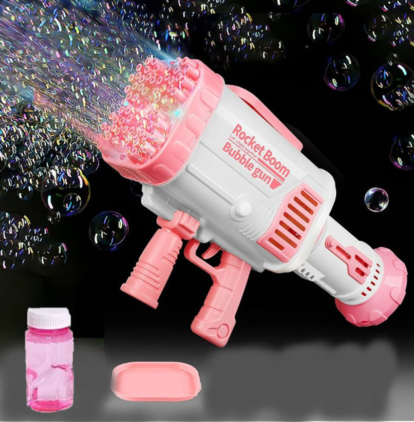 VikriDa 32 hole Bubble Gun Toy Bubble Maker Price in India - Buy VikriDa 32  hole Bubble Gun Toy Bubble Maker online at