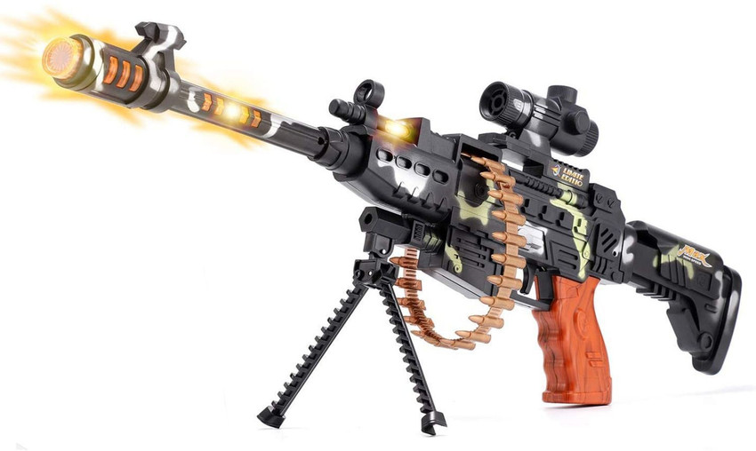 Manvik Enterprises Army Style Machine Gun Toy For Kids Revolving Rounds Combat Military Mission Toy Guns Darts Army Style Machine Gun Toy For Kids Revolving Rounds Combat Military Mission Toy