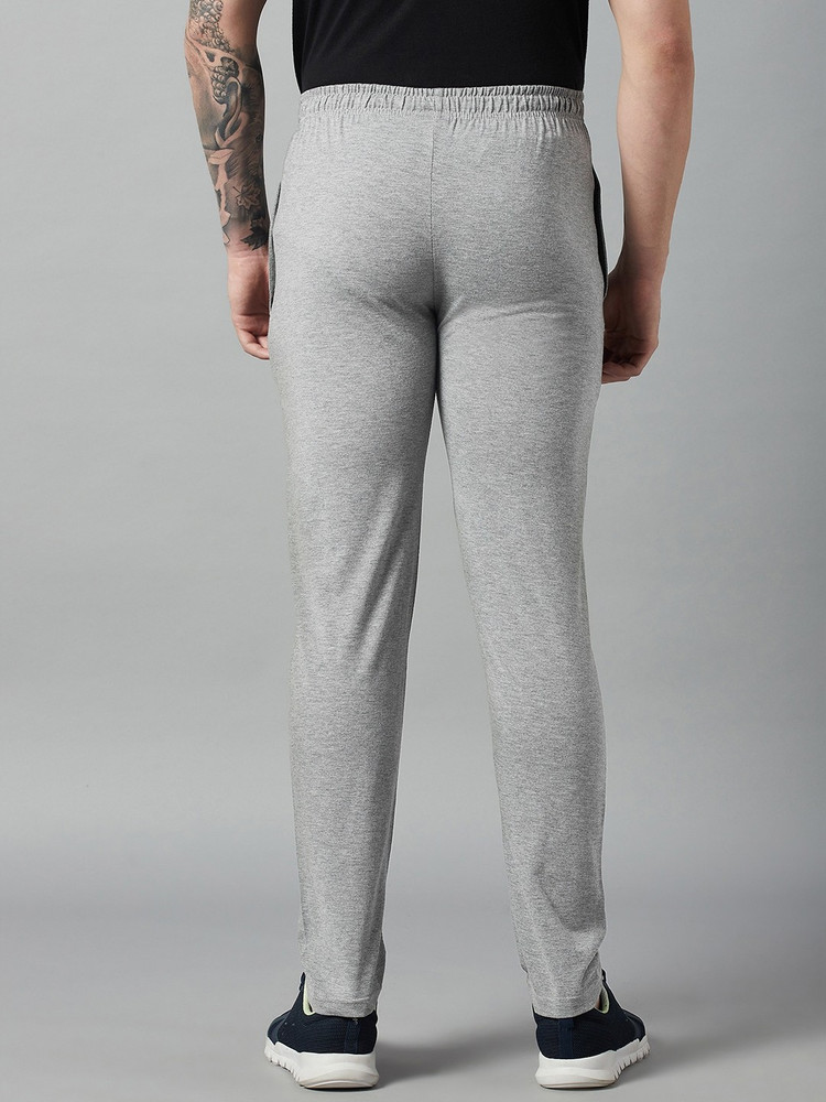 Distortion Crew Solid Men Grey Track Pants - Buy Distortion Crew 
