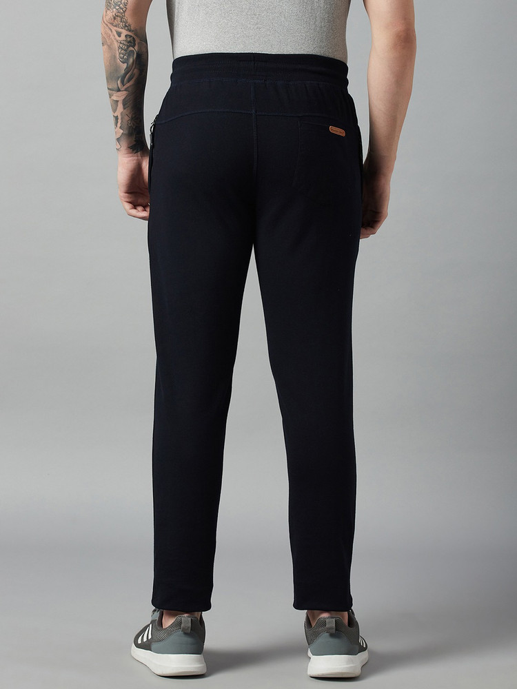 Mountain Colours Solid Men Dark Blue Track Pants Buy Mountain