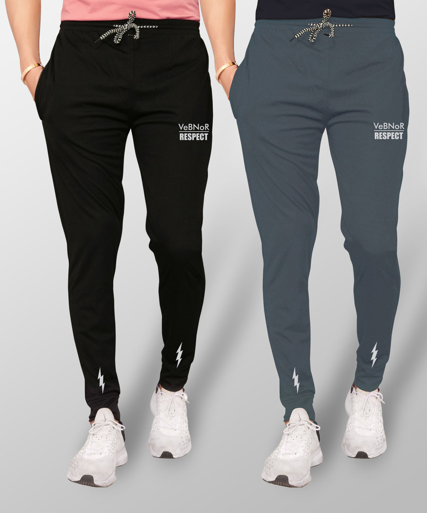 VeBNoR Solid Men Black Grey Track Pants Buy VeBNoR Solid Men Black Grey Track Pants Online at Best Prices in India Flipkart