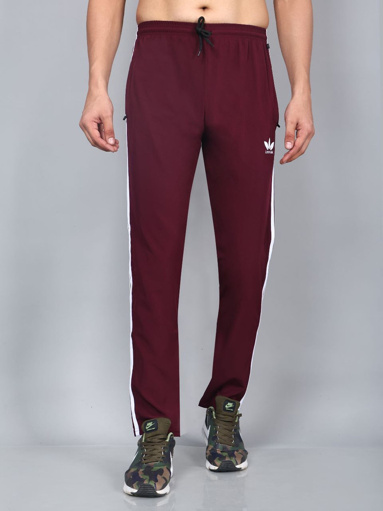 Maroon track pants outlet