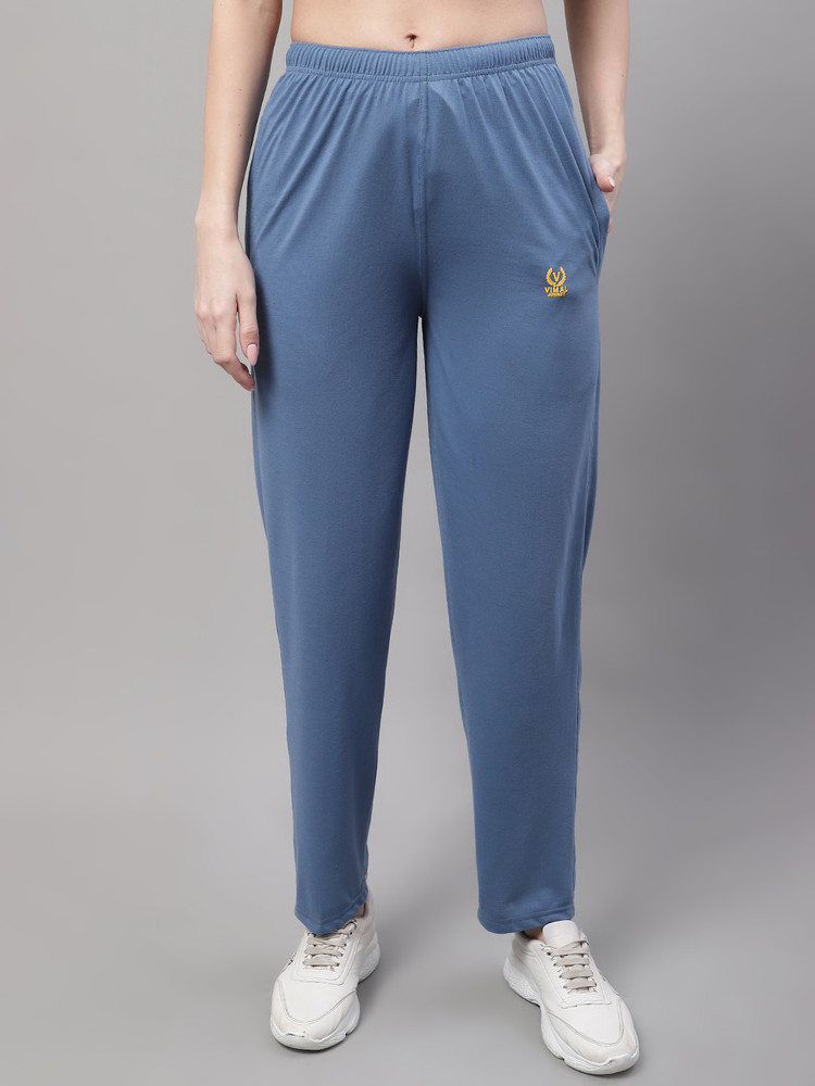 VIMAL JONNEY Solid Women Multicolor Track Pants Buy VIMAL JONNEY
