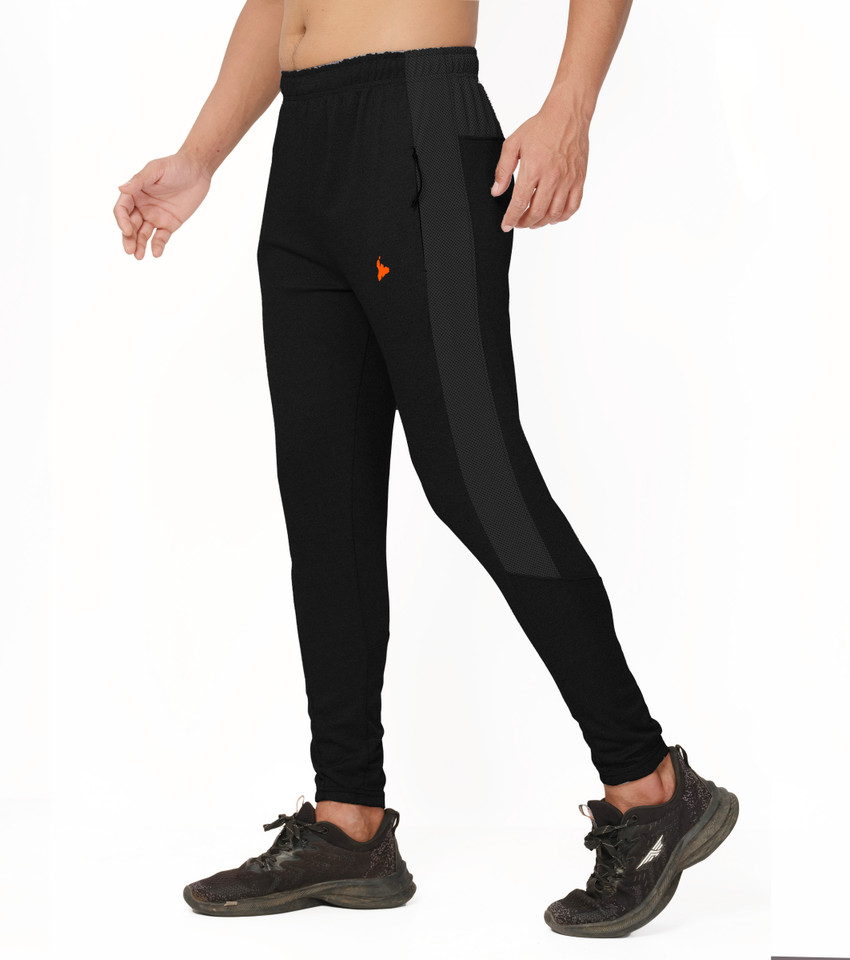 TEES SPORTS Printed Men Black Track Pants Buy TEES SPORTS