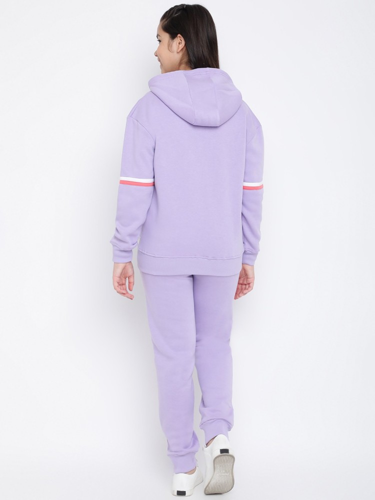 Buy Purple Track Pants for Girls by LI'L TOMATOES Online