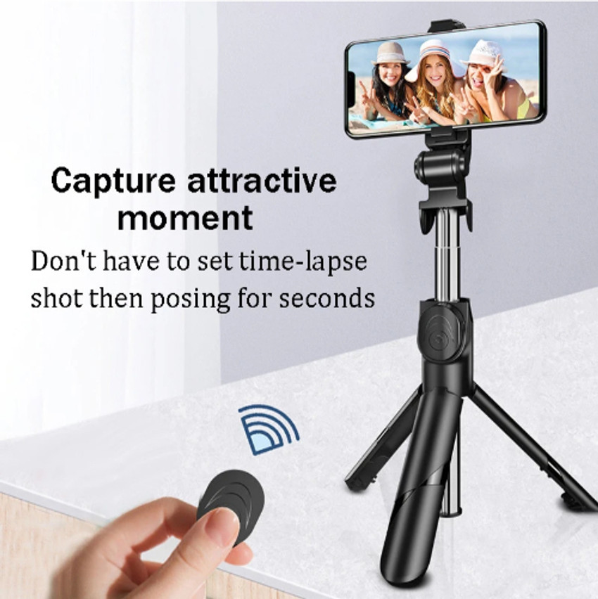 FRONY ATR_591A_XT02 WIRELESS REMOTE SELFIE STICK BLUETOOTH SELFIE STICK Tripod - FRONY : Flipkart.com