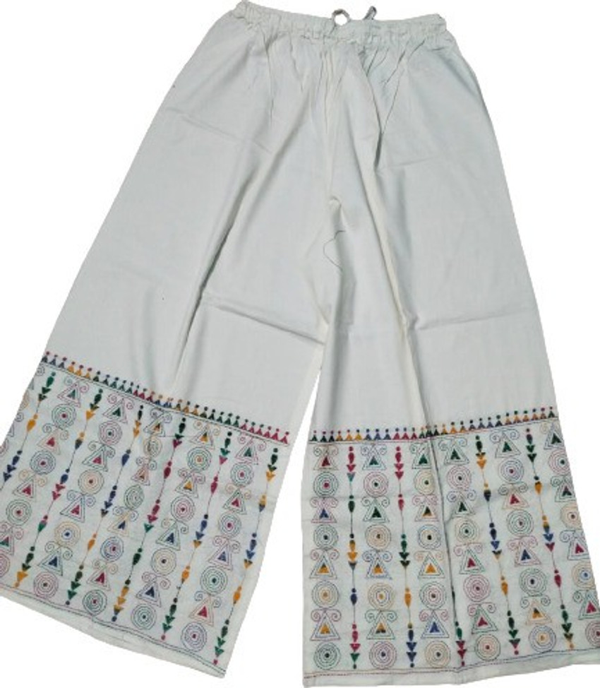 White palazzo pants top flipkart