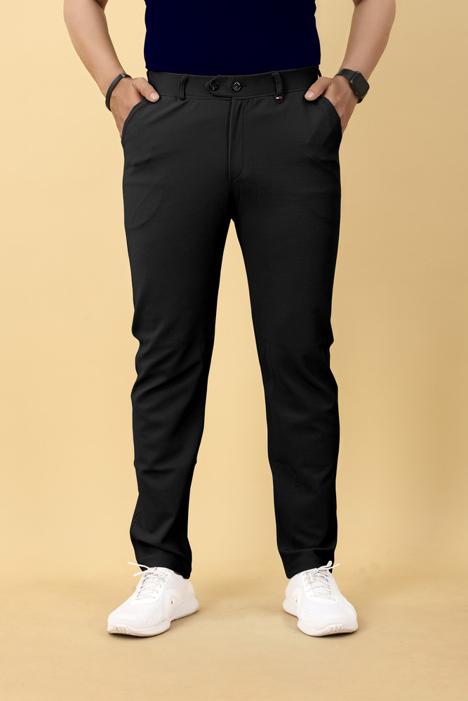 TEJANI FASHION Slim Fit Men Black Trousers Buy TEJANI FASHION Slim Fit Men Black Trousers Online at Best Prices in India Flipkart