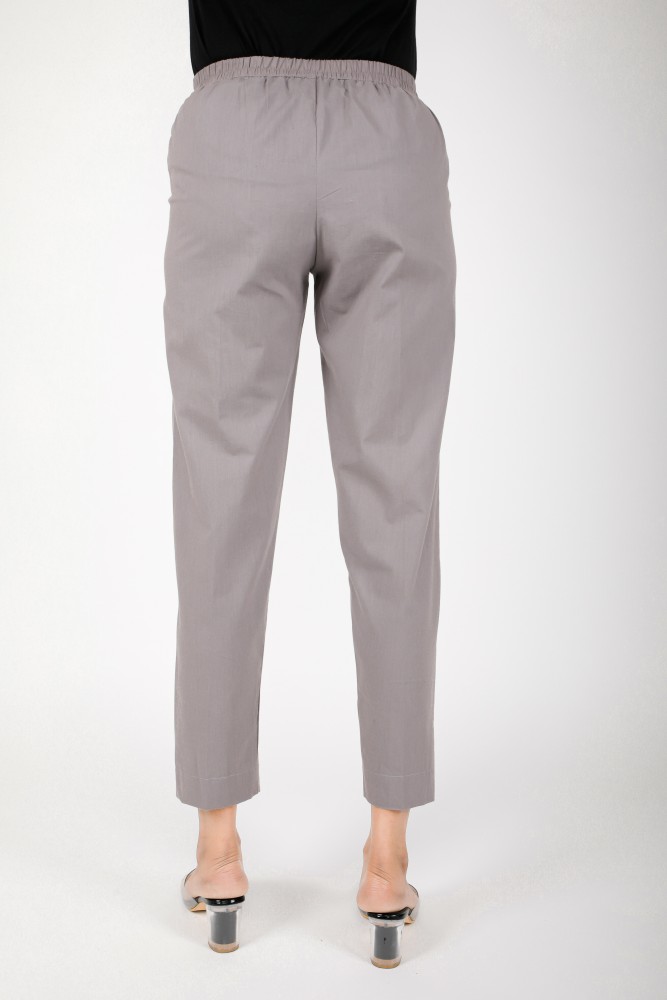 Buy Crimsoune Club Grey Printed Trousers for Women Online  Tata CLiQ