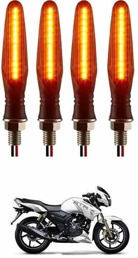 E Shoppe Front Rear Side LED Indicator Light for TVS Apache RTR 180 Price in India Buy E Shoppe Front Rear Side LED Indicator Light for TVS Apache RTR 180 online at Flipkart