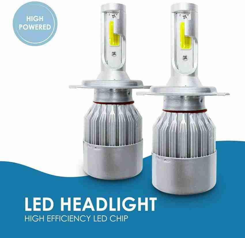 AW 12V H4 Car LED Headlight Cool White Set of 2 Headlight Car