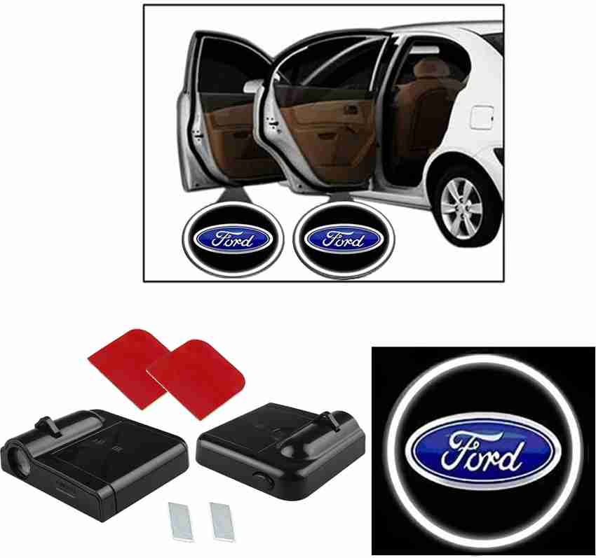 Ford emblem door lights top