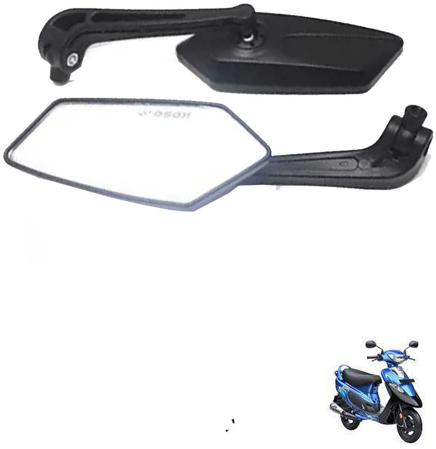 Crokrok Manual Rear View Mirror For TVS Scoot Pep Plus Price in India Buy Crokrok Manual Rear View Mirror For TVS Scoot Pep Plus online at Flipkart