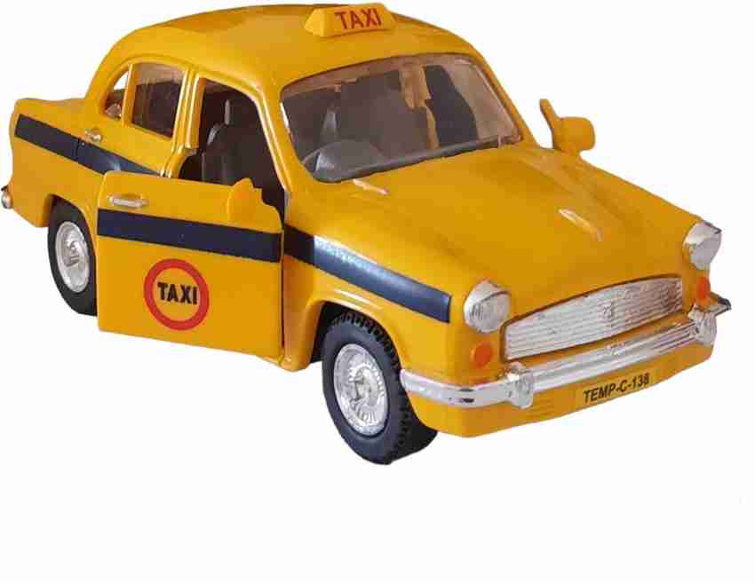 Yellow taxi toy 2024 car