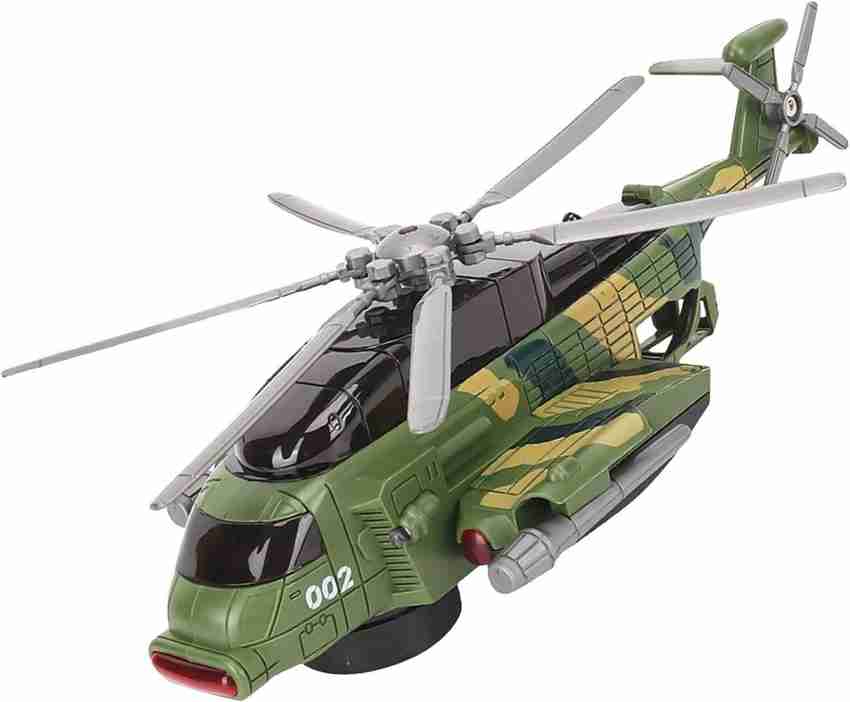 TOYOMAA Armed Aircraft Helicopter Vehicle Toy for Kids With Bump