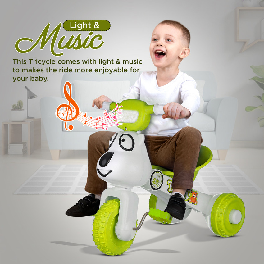 Dash Teddy Foldable Tricycle for boy and Girl 1 to 3 Years with