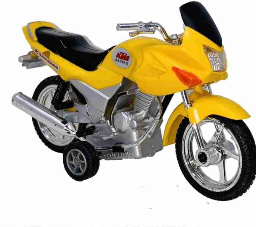Yellow best sale bike action