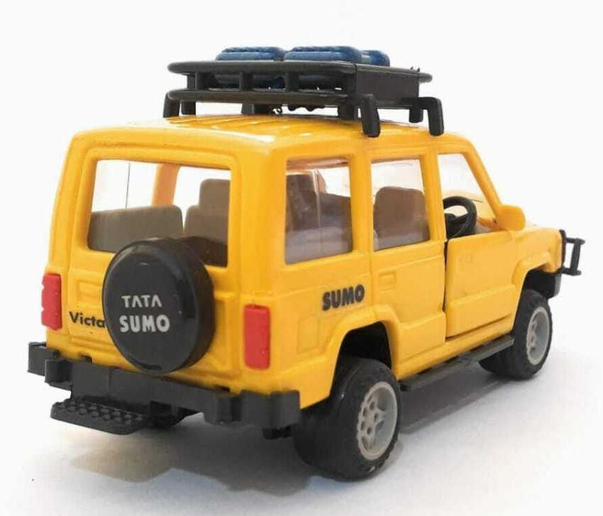 Shree Jee TATA SUMO SUV CAR YELLOW FRONT DOOR OPENABLE WITH
