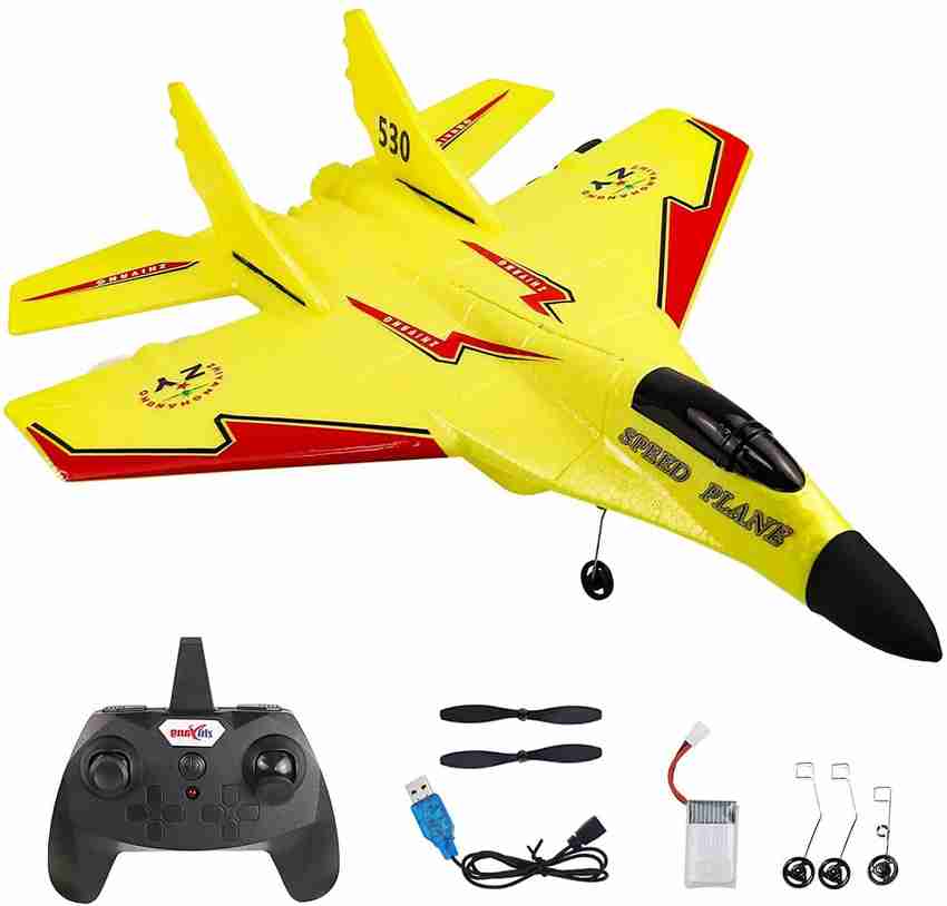 ROZZBY PP Foam Jet Fighter Stunt RC Airplane multicolour PP