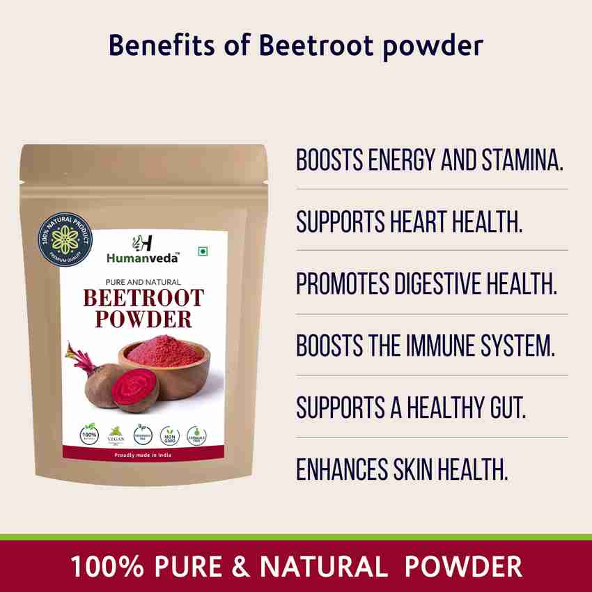 Humanveda Natural Beetroot Chukandar powder Price in India Buy Humanveda Natural Beetroot Chukandar powder online at Flipkart