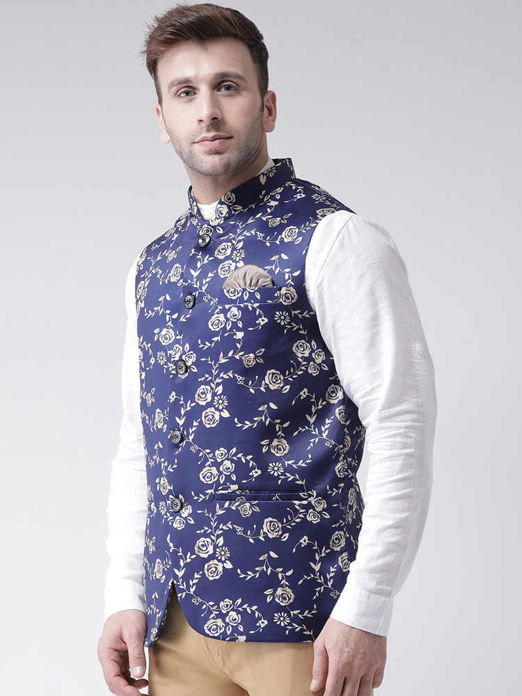 Mens discount printed waistcoat