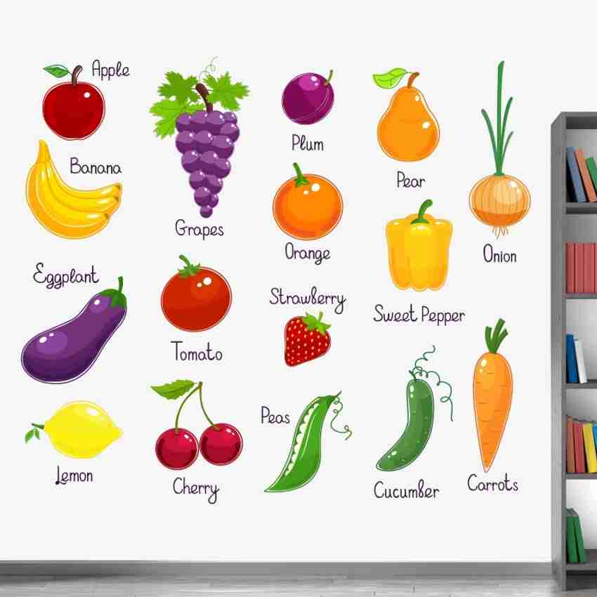 Names Of Fruits And Vegetables