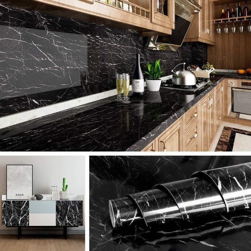 AMEXTY 200 cm Black Marble Contact Paper Self-Adhesive 200x60 cm Self  Adhesive Sticker Price in India - Buy AMEXTY 200 cm Black Marble Contact  Paper Self-Adhesive 200x60 cm Self Adhesive Sticker online