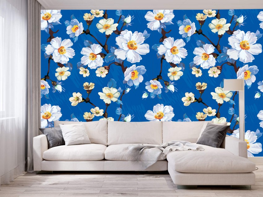 Wallpaperroll Floral & Botanical Multicolor Wallpaper Price in India - Buy  Wallpaperroll Floral & Botanical Multicolor Wallpaper online at