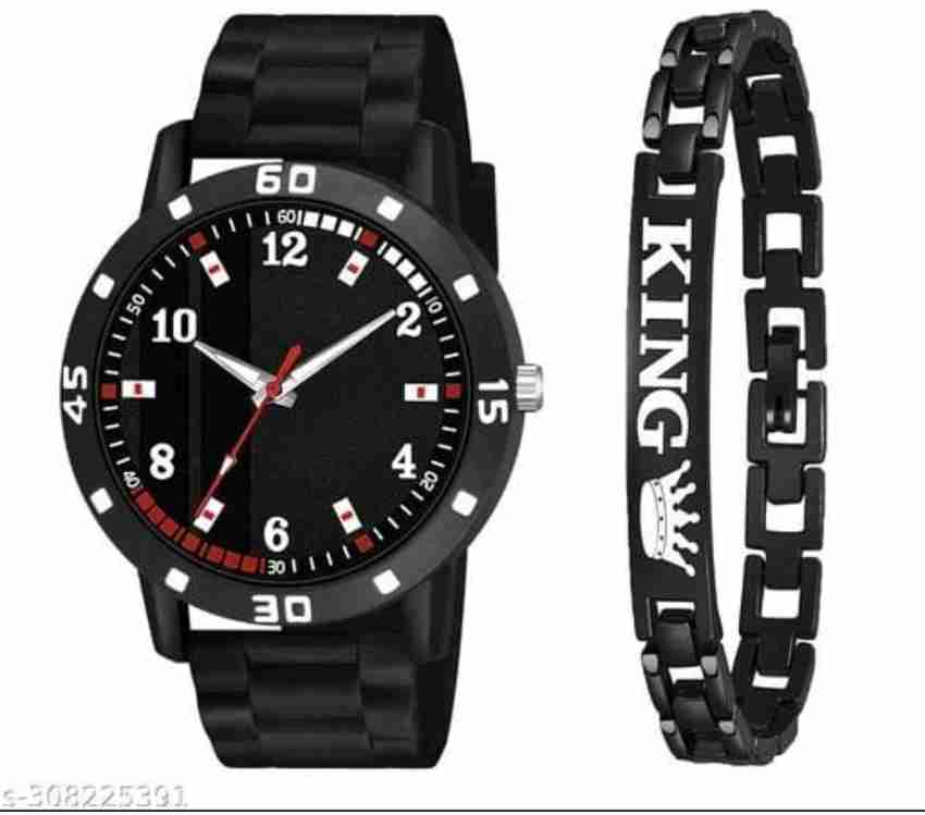 KU Av Black Pati Black Pu And King Bracelet New MenWatch Analog Watch For Men Buy KU Av Black Pati Black Pu And King Bracelet New MenWatch Analog Watch