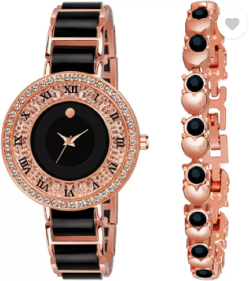 Rose gold sales belt watches