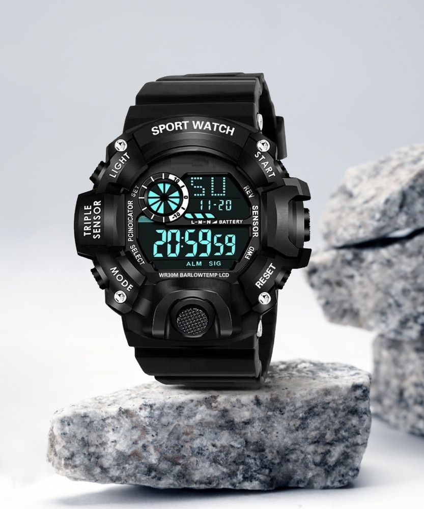 Digital mens watches online hot sale
