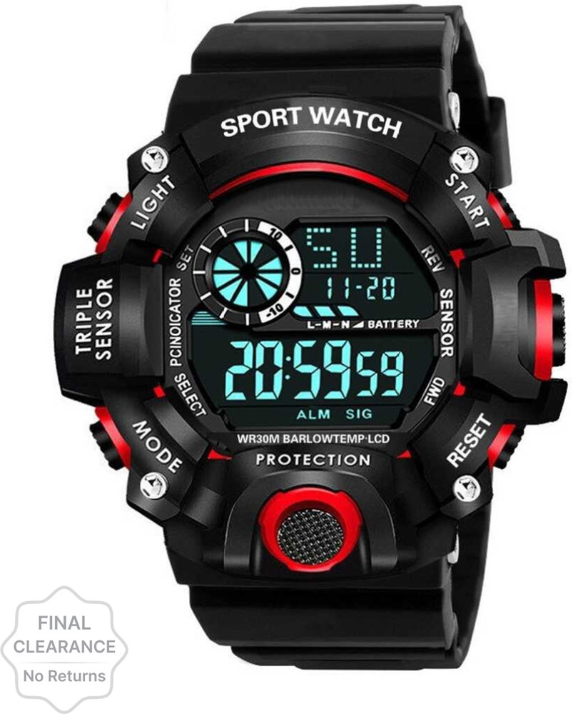 TAIFUN G 90 Black Sports Water Resistant Digital Watch For Men Buy TAIFUN G 90 Black Sports Water Resistant Digital Watch For Men New Gen Black S Shock Online at Best Prices